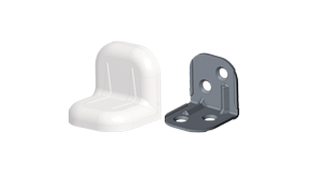 Уголок металлический с крышкой 25х25 белый, 500 шт. MF